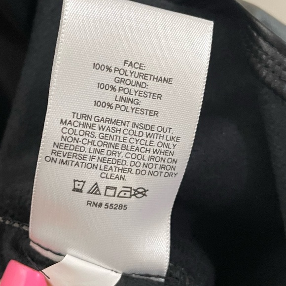 NWT Express Midi Faux Leather Dress in Black - XL - Picture 10 of 11